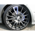 FIAT 500 Custom Wheel / Tire / TPMS Package by Magneti Marelli - Matte Black Finish - 7x17" /Toyo Tires